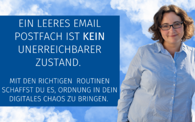Wie bekomme ich mein Email Postfach endlich leer?