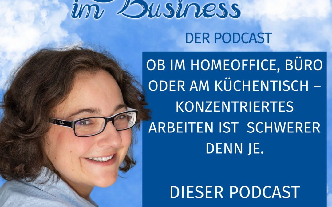 Fokus Konzentriert arbeiten - Podcast Cover YT