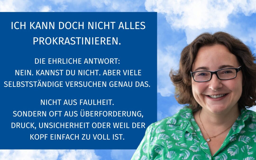Podcast Cover Ich kann doch nicht alles prokrastinieren